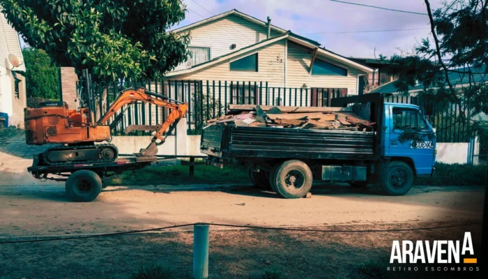 Retiros escombros V Región San antonio, Cartagena, San Sebastian, El Tabo, Las Cruces, El quisco, Algarrobo.